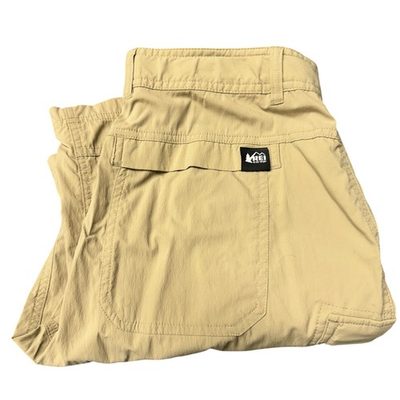#ad #ad REI Convertible Pants to Shorts Tan Gorpcore Womens 10 31x31 ACTUAL Relaxed $29.95
