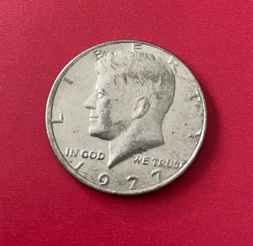 1977-P Kennedy Half Dollar — photo from the most recent tracked eBay sale