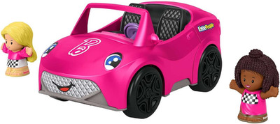 Barbie Little People Cabrio Auto Fisher-Price Kleinkind Spielzeug mit Figuren
