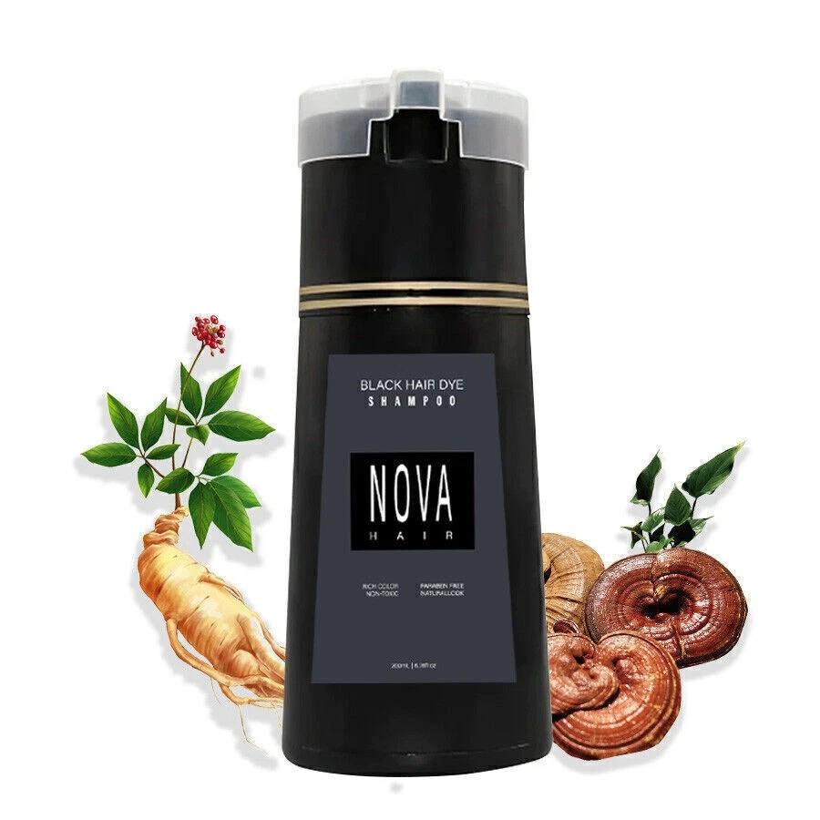 2025 Hair Dye Shampoo, Nova Hair Instant Dye Shampoo Hair Color Shampoo for Hair - Image 3 of 4
