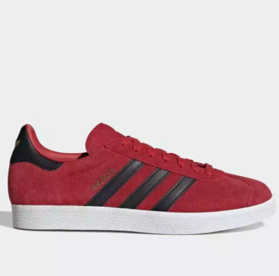 シューズ Manchester United x adidas Gazelle 25.5 Adidas Manchester United x Gazelle Red Black Men's Athletic Shoes