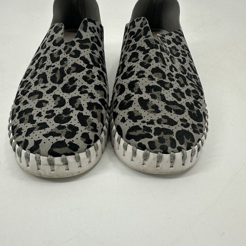 Ilse Jacobsen Perforierte Slipper Sneaker Grau Gr. 38 Leopardenmuster Animal Comfort - Bild 6 von 10
