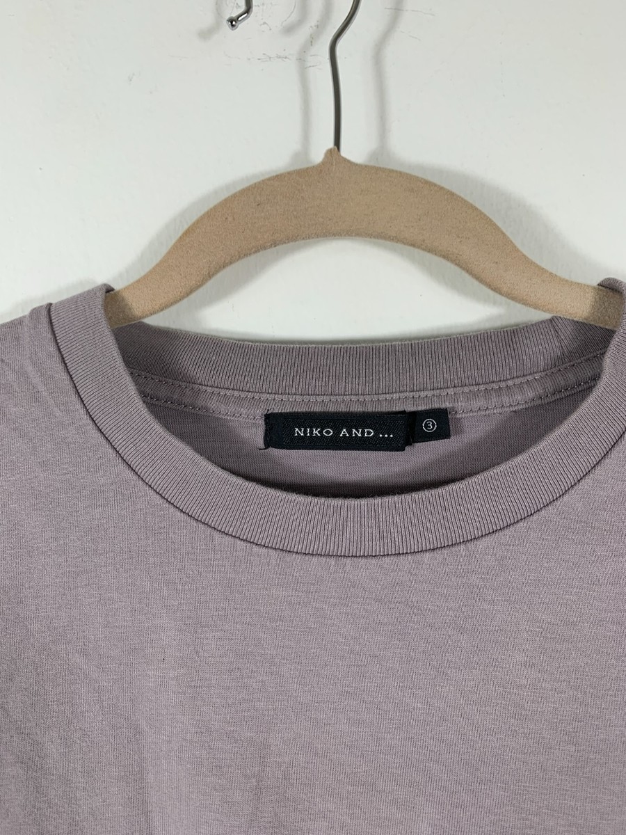 イオーヌサンプロ3 nikoサマ Niko And Mens Crew Neck SS T Shirt Gray