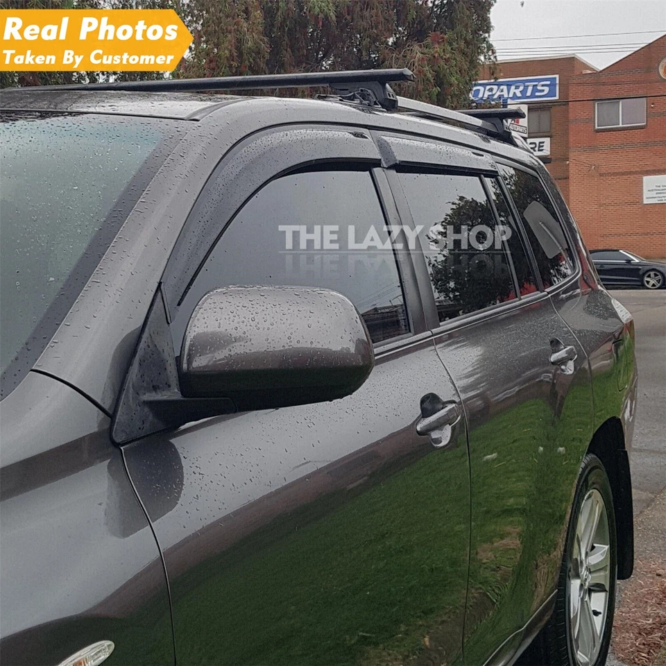 Luxury Weather shields Weathershields for Toyota Kluger 2007-2013 Sun Visors - image 4 of 4