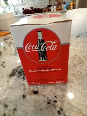 Coca Cola 1958 Fountain Machine Musical By Enesco 