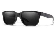 Smith Headliner Designer Sunglasses Matte Black/ChromaPop Polarized Black 55 mm
