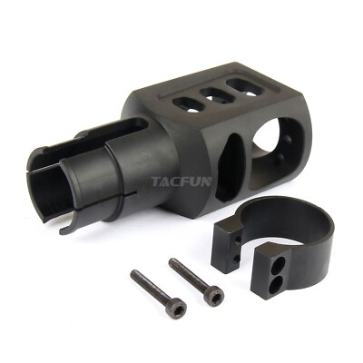 Tanker Muzzle Brake Clamp On Slip Over For Remington 870 12ga Shotgun