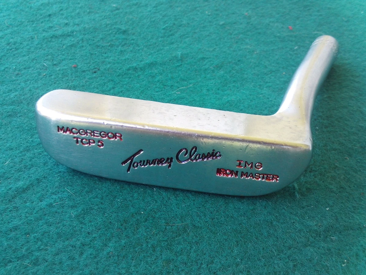 Rare Macgregor Tourney Classic IMG Iron Master TCP 5 Putter Head RH Golf  Club **