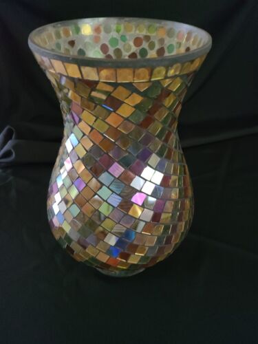 Longaberger Large Mosaic Hurricane Lamp - Picture 2 of 7
