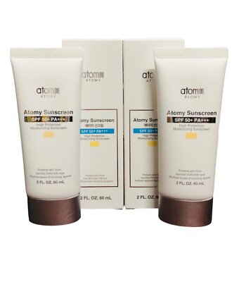 Atomy Sunscreen SPF 50+ PA+++(Beige) High Protection Sun Block Cream Korean 60ml