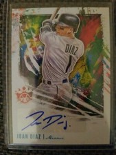 2020 Diamond Kings Isan Diaz Blue Holo Auto /10