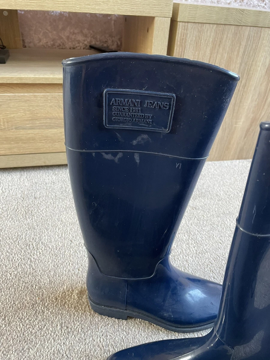 Armani wellies hotsell