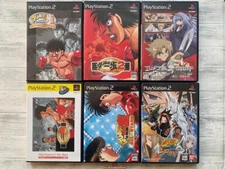 SONY PS2 Hajime no Ippo 1 2 & All Stars & Elemental Gelade & Shaman King set