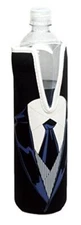 Perfect Pour Butler Bottle Neoprene Cozie in Black Suit 10 � 4.5"Inch