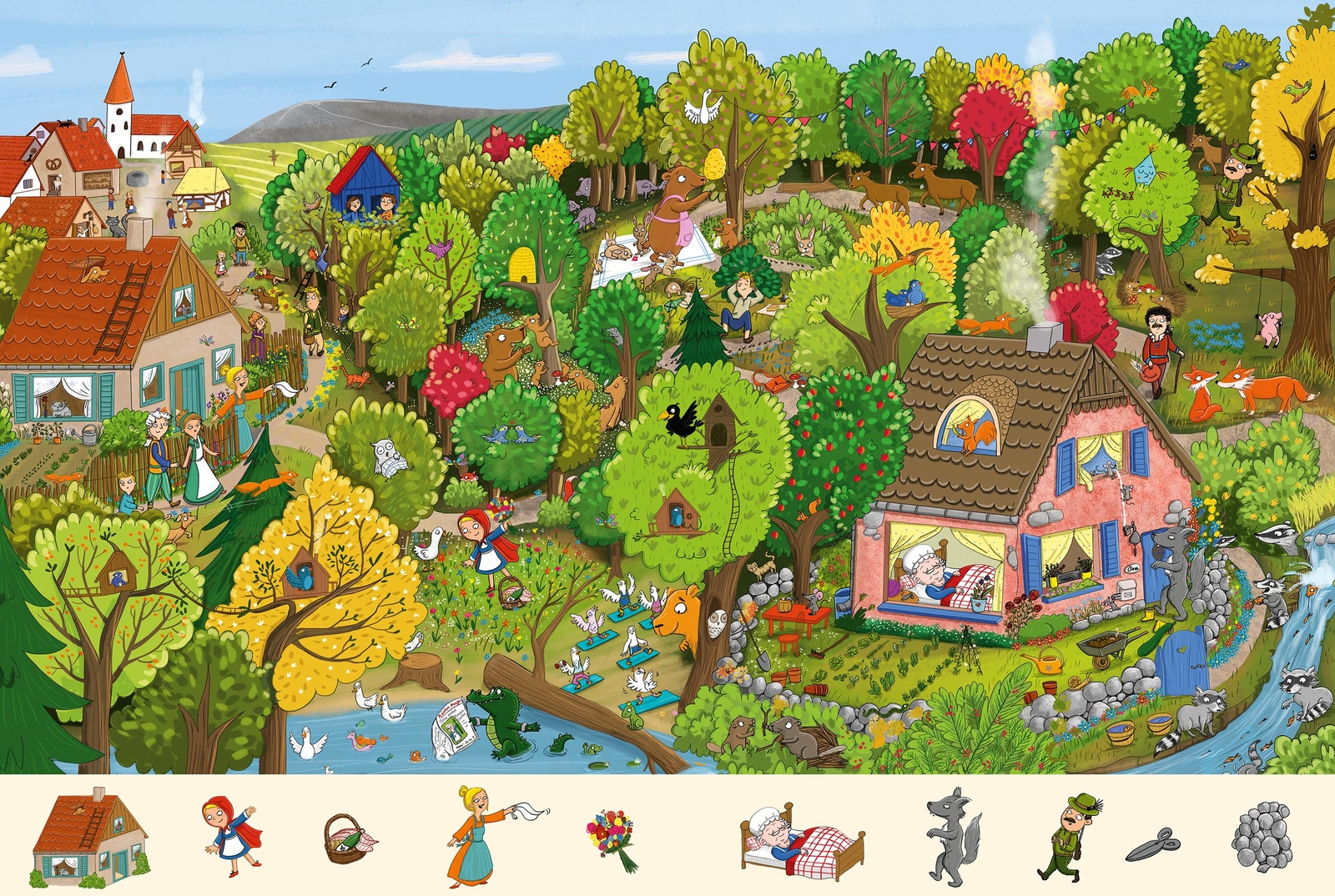 Thumbnail - Tessa Rath Die Schönsten Wimmelmärchen Der Brüder Grimm