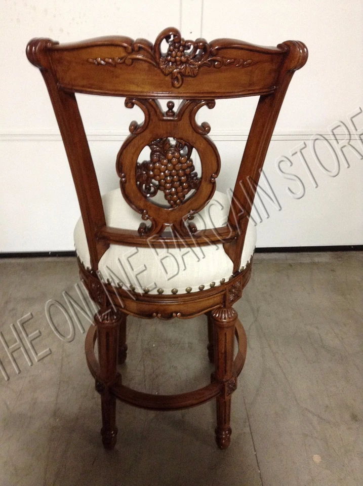 Провансальские тканевые барные табуреты стулья 26 дюймов стойка из винограда передняя дверь - Изображение 2 из 2