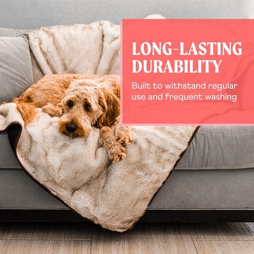 PupProtector Waterproof Throw Blanket for Dogs and Cats, Pet Blanket Cover for - Picture 5 of 6