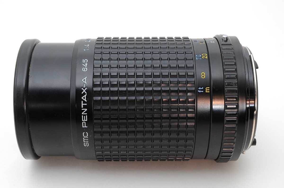 PENTAX A 645 200mm f/4 レンズ Near Mint] Pentax SMC Pentax-A 645 200mm F/4 Lens for 645 From