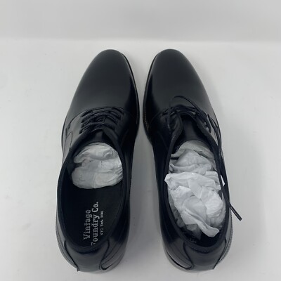 Vintage Foundry Co Elias VF1187 Dress Shoes Men\'s 9 Black Leather Oxfords S0669‎ Vintage Foundry Co. | Men main image 4
