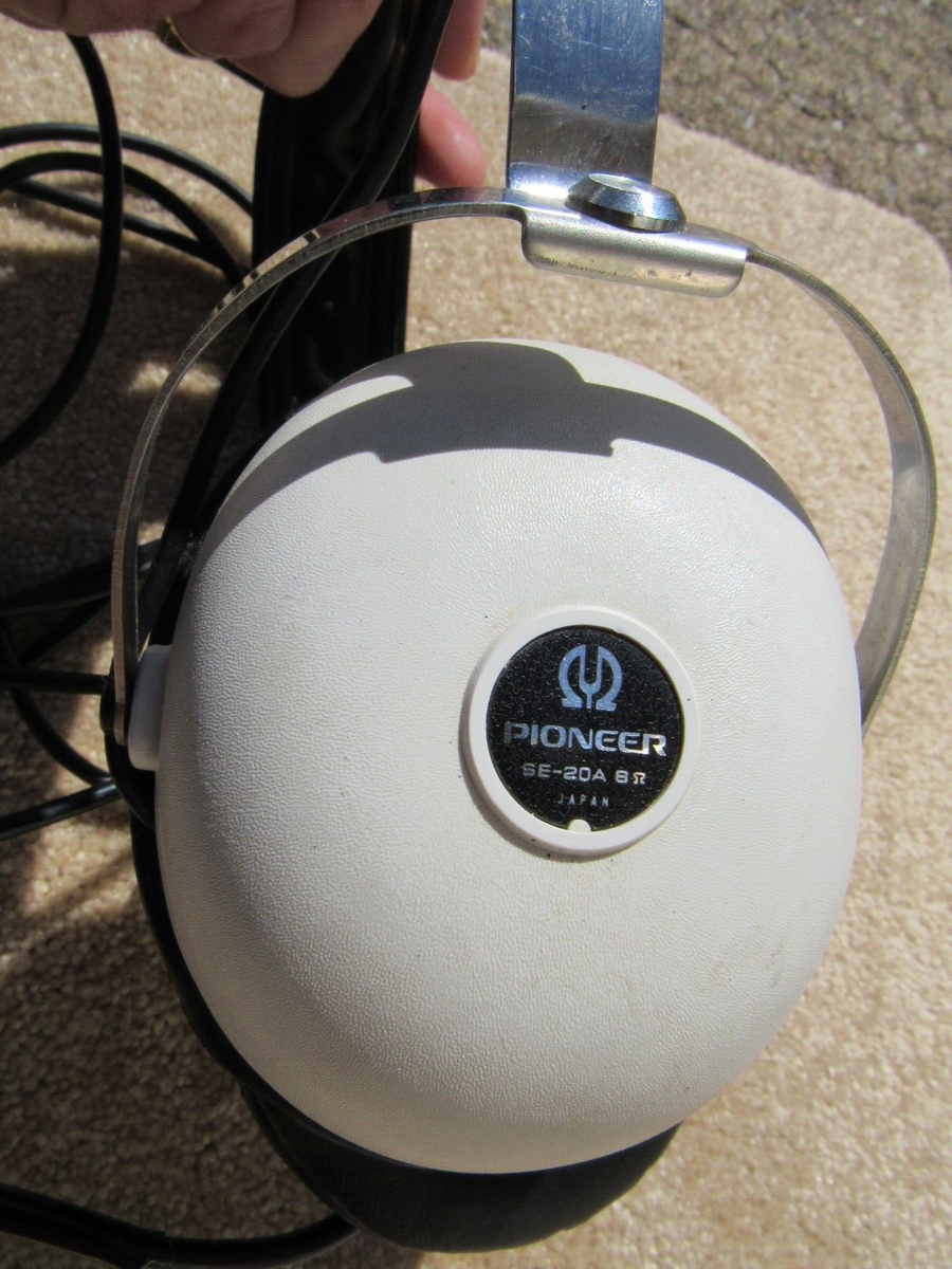 RARE Vintage Pioneer Se-20a Headphones 8ohm Premium Retro for sale