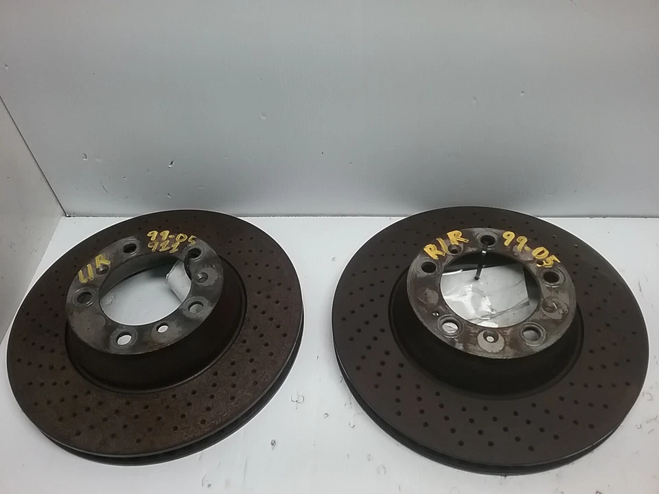 Disco de rotor de freno trasero izquierdo y derecho Porsche 911 1999-2005 533-58607 3,4 L Foto 2 de 4