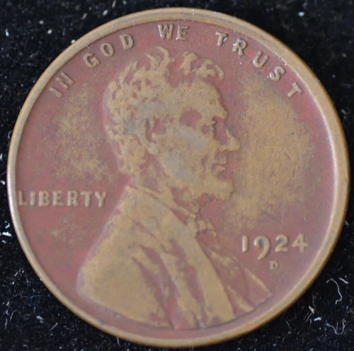 1924-D VERY FINE-EXTREMELY FINE Lincoln Head Cent #2