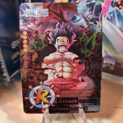 ONE PIECE TCG Card - Manga Anime Full Art - R HOLO - LUFFY GEAR 4 5 - SERIE M1