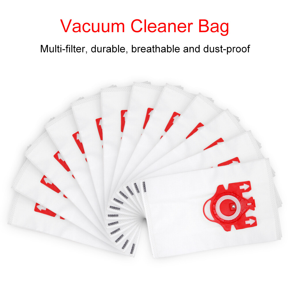 12X Vacuum Cleaner Bags For Miele FJM HYCLEAN Compact C1 C2 S4 S6 S291