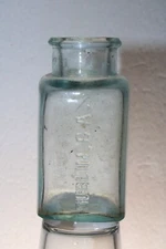 DUBLIN GA MEDICINE BOTTLE POARCH'S FRESHLY GROUND LIVER POWDERS 3 1/8'' RARE ..