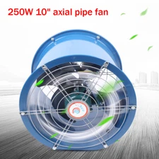 10 inch Explosion-proof Axial Fan Cylinder Pipe Fan 1420r/min Warehouse Workshop