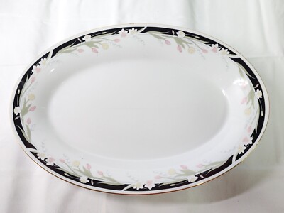 CROWN MING FINE CHINA MICHELLE JIAN SHIANG 14" Oval Serving Platter