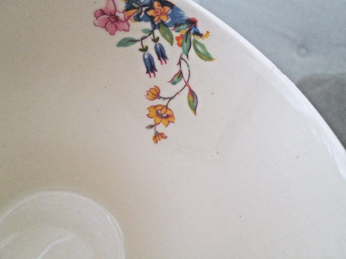 Vintage Floral Alfred Meakin England 2 Tea Cup and 6 Saucers 200 ml circa 1940s - Picture 9 of 12
