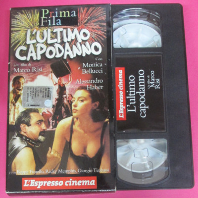 *VHS film L'ULTIMO CAPODANNO Monica Bellucci Marco Risi L'ESPRESSO (F141)*