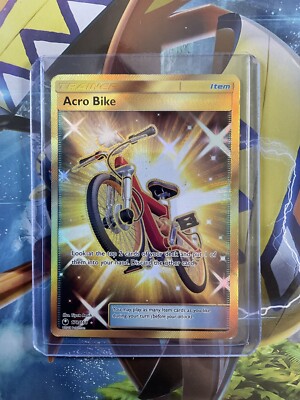acro bike pokemon card (123/168) [Sun & Moon: Celestial Storm]  TokenMTG Mint / near mint condition trading card Buy Pokemon Acro Bike HR