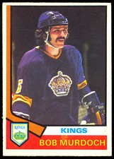 1974-75 OPC O PEE CHEE HOCKEY #194 BOB MURDOCH EX-NM RC L A LOS ANGELES KINGS 