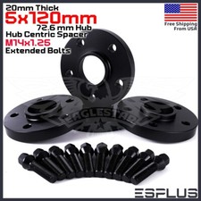 4 20mm 5x120 C.b 72.6mm Wheel Spacer Kit 14x1.25 Bolts Included Fit Bmw F-body