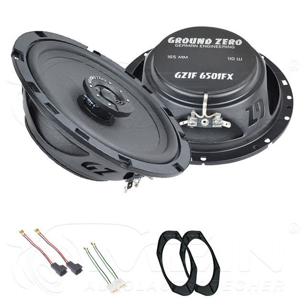 Ground Zero Lautsprecher FüR Ford Fusion 2002-2012 Front Vorn 2-Wege 110W #APL8-image