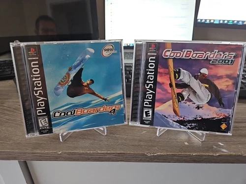 Cool Boarders 4 & Cool Boarders 2001 (Sony PlayStation 1) PS1 Complete w/ Manual