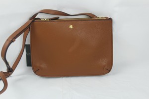 lauren ralph lauren dowell camera leather crossbody bag