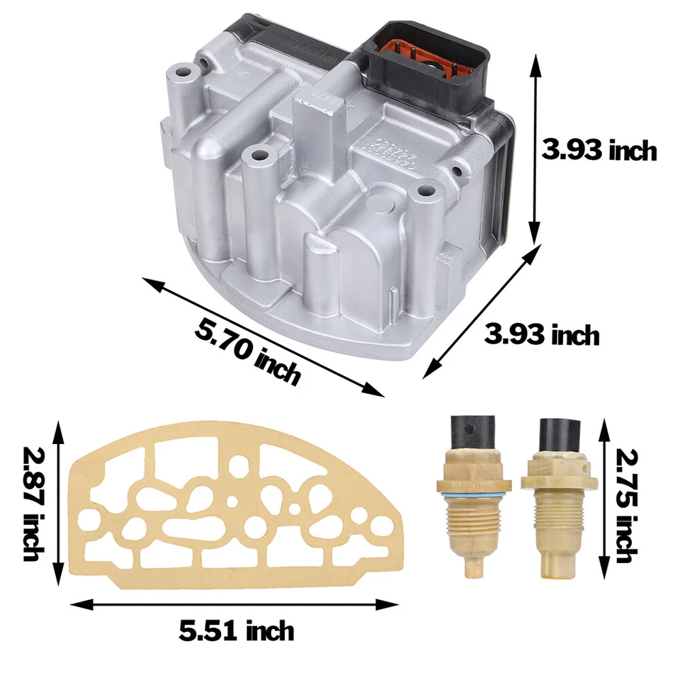 A604 TransShift Control Solenoid Block Pack For Chrysler Town & Country Sebring - Image 2 of 4