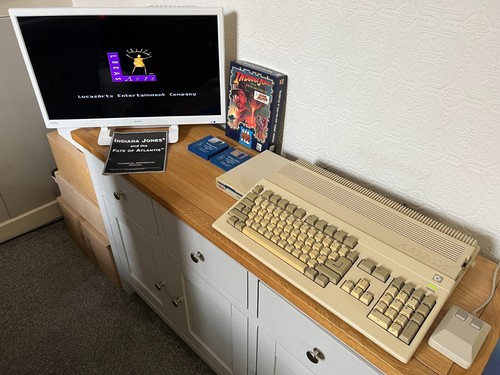 Amiga Indiana Jones Fate of Atlantis - Boxed Working -👽👾Retro Gift Idea👾👽 - Photo 20/24