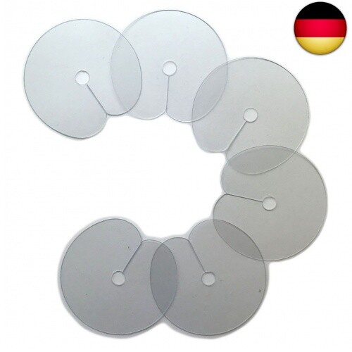 Hermosisimo 6 Schablonen für Haarverlängerung mit Extensions - Bild 1 von 3