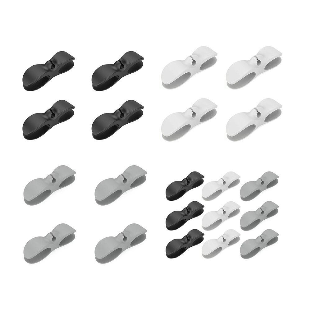 AU Self-adhesive Cable Clip Rubber Power Cord Manager Plug Wire Winder ...