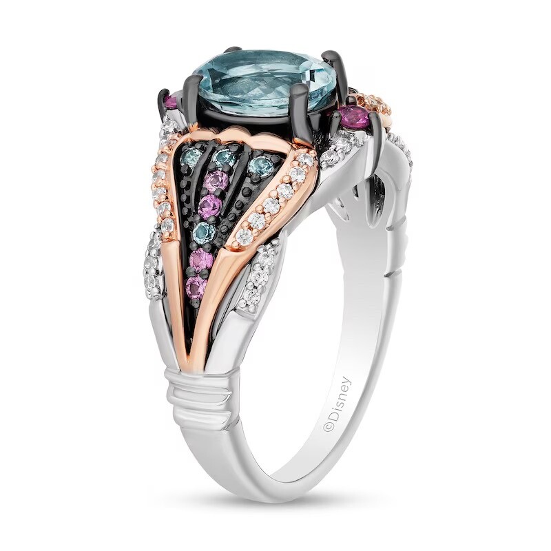 Collector's Edition Enchanted Disney The Little Mermaid Caspia Ring in Silver