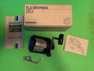 SHIMANO TLD30 2-SPEED FISHING REEL WITH BOX INSTRUCTION MANUAL