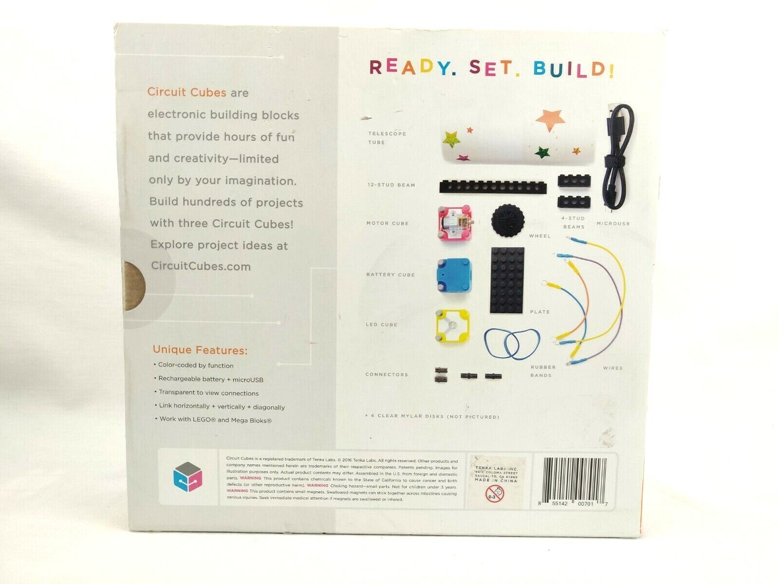 circuit cubes bright lights