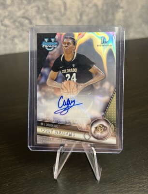 199 Cody Williams AUTO 1st LAVA 2023-24 Bowman University U Chrome 