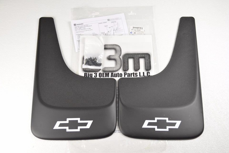 Chevrolet Silverado Avalanche Tahoe FLAPAS DE BARRO delanteras o traseras nuevas OEM Foto 2 de 4