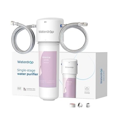 Waterdrop Water Filter for Bathroom for Face Care, Reduces Chlorine, WD-BFU2