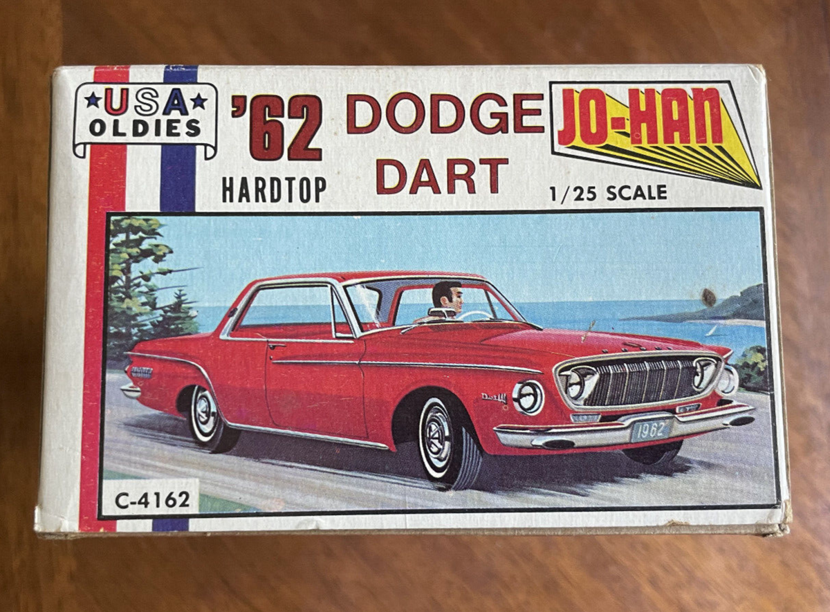 Vintage Jo-Han 1962 Dodge Dart Hardtop Model Kit 1/25th C-4162